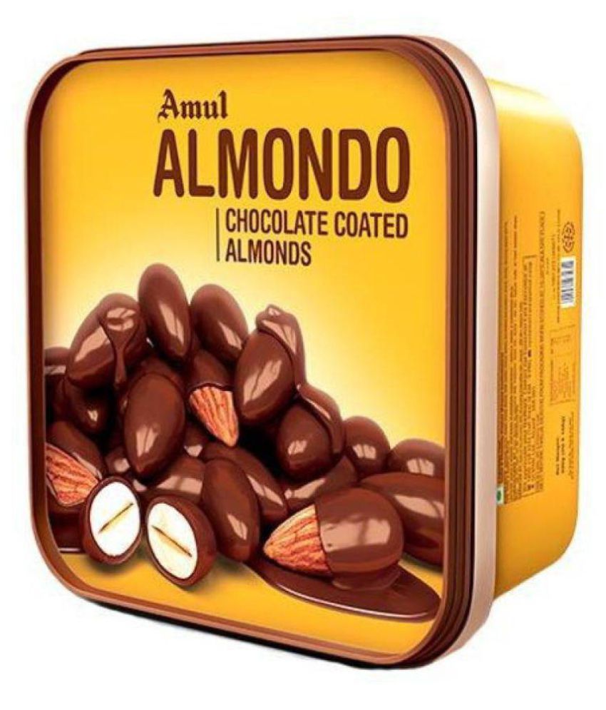 Padela Super Store Amul Almondo - Roasted Almonds Coated Chocolate ...