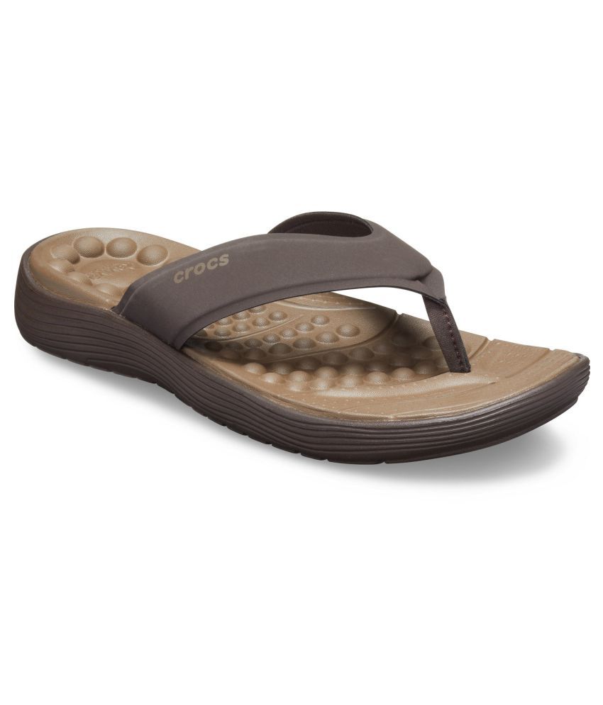 crocs men brown