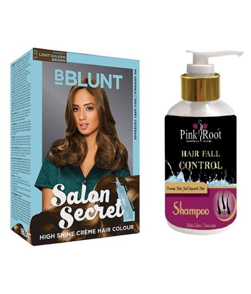 Pink Root Hair Fall Control Shampoo Bblunt 5 32 Light Golden