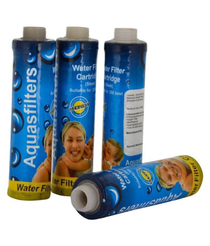 KRPLUS 9" Prefilter Thread Carbon filter Cartridge 4 pcs set for