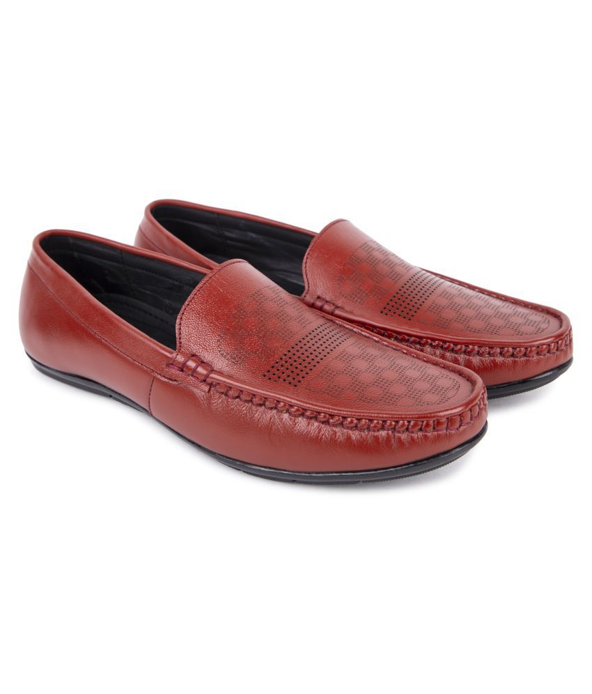 LOUIS STITCH Red Loafers - Buy LOUIS STITCH Red Loafers Online at Best Prices in India on Snapdeal