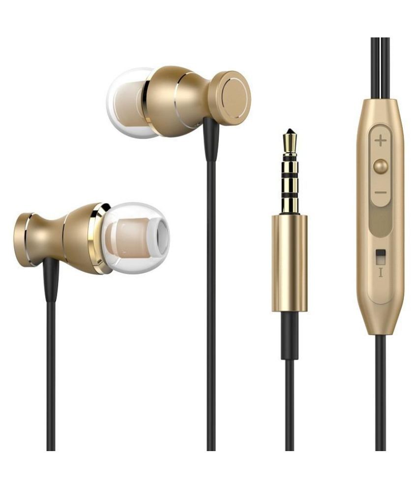 Buy 3.5mm Earphones Super Bass Stereo Headphone Metal Headsets