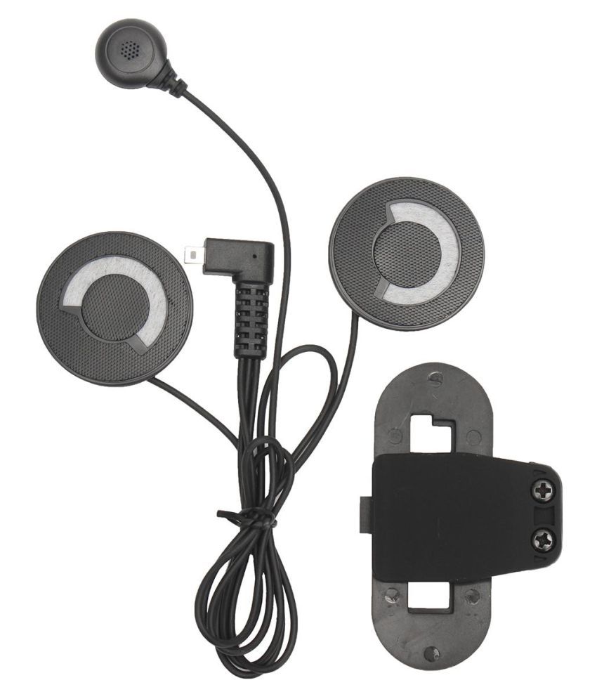 Buy Motorcycle Helmet Headset Mic Speaker Bluetooth Interphone