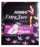 Zimmy Extra Sure Soft & Comfort for Heavy Flow XXXL Regular 40 Sanitary Pads