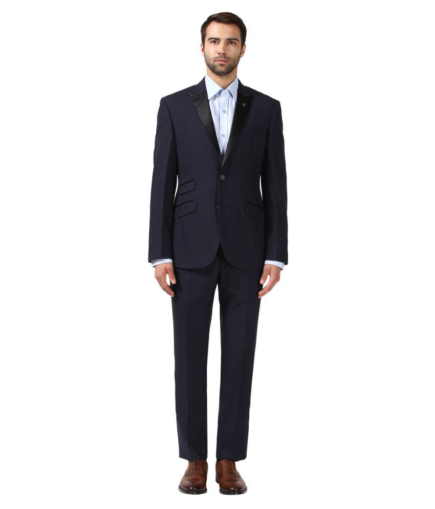 Raymond Blue Solid Formal Suit - Buy Raymond Blue Solid Formal Suit ...