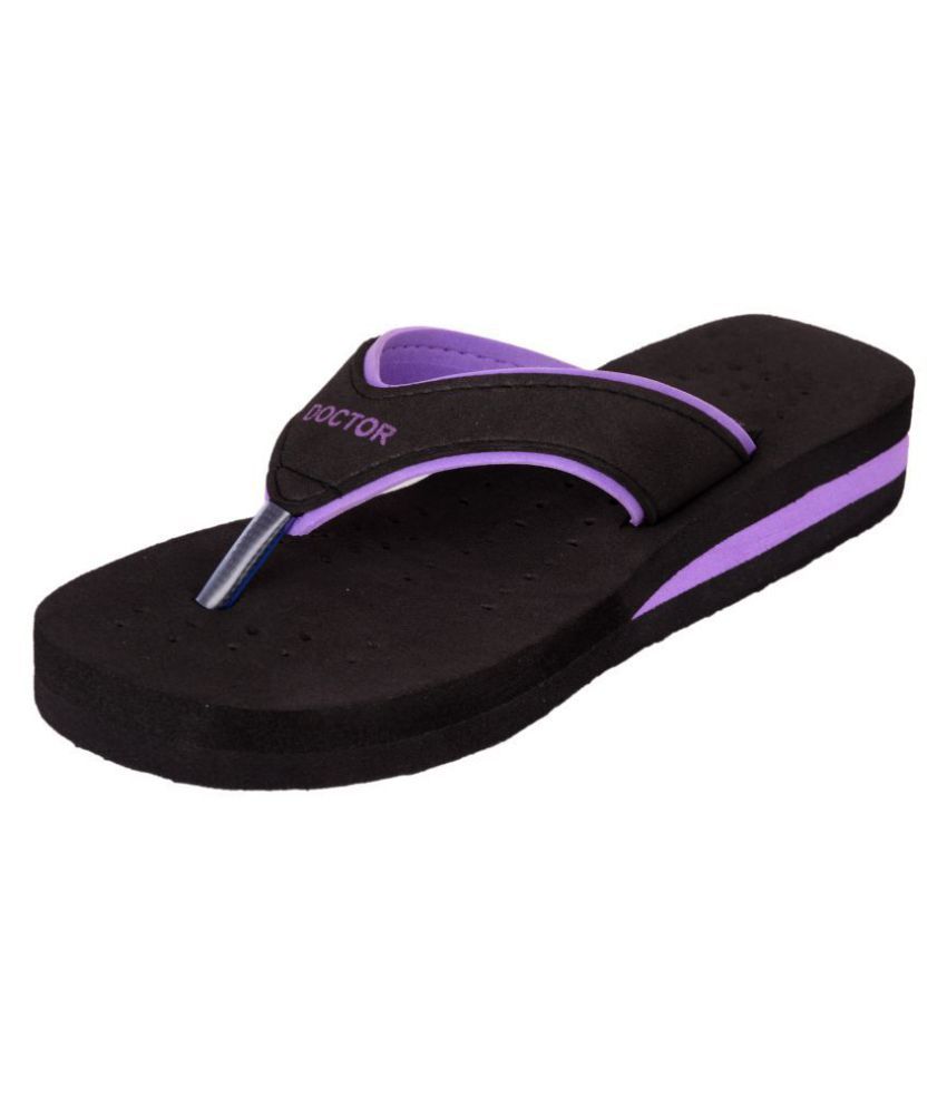     			DOCTOR EXTRA SOFT - Purple Women's Thong Flip Flop