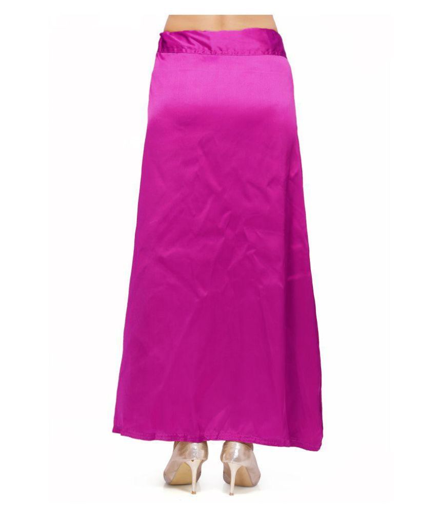 PKYC Pink Satin Petticoat Price in India Buy PKYC Pink Satin Petticoat Online at Snapdeal