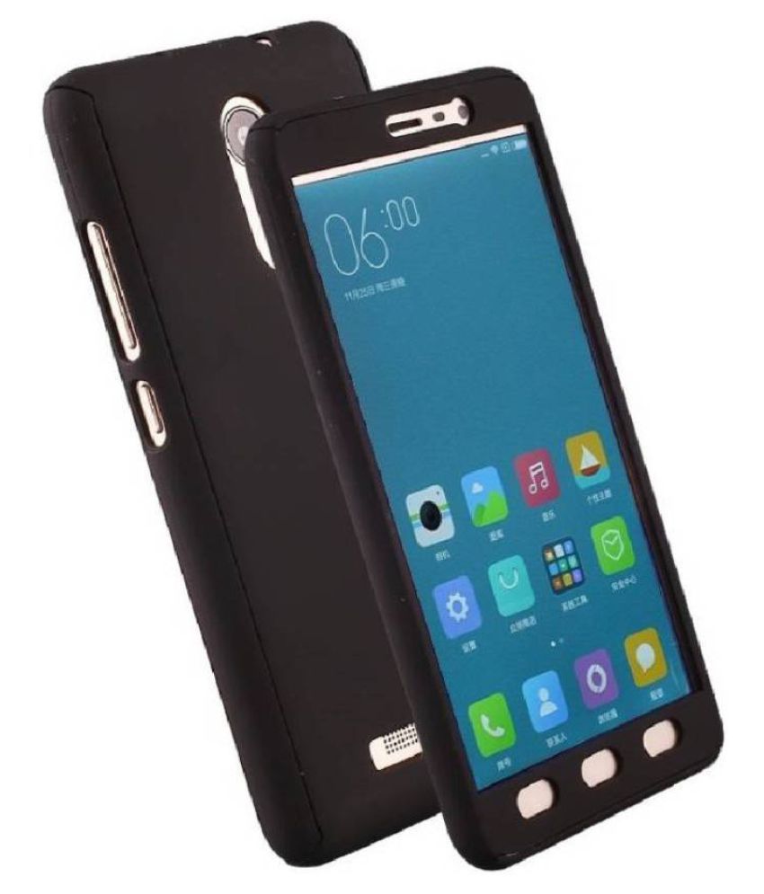 Xiaomi Redmi Note 3 Flip Cover by PMR Black Flip Covers Online at