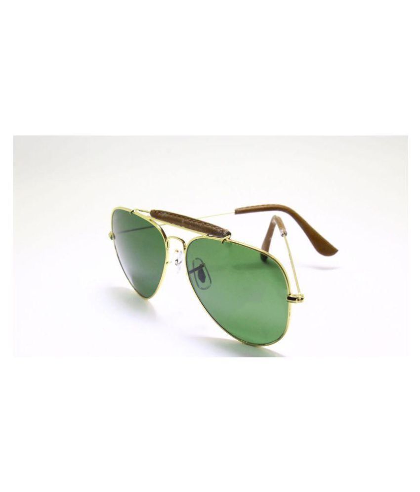 QUALITY SUNGLASSES Green Pilot Sunglasses ( BAR ) Buy QUALITY