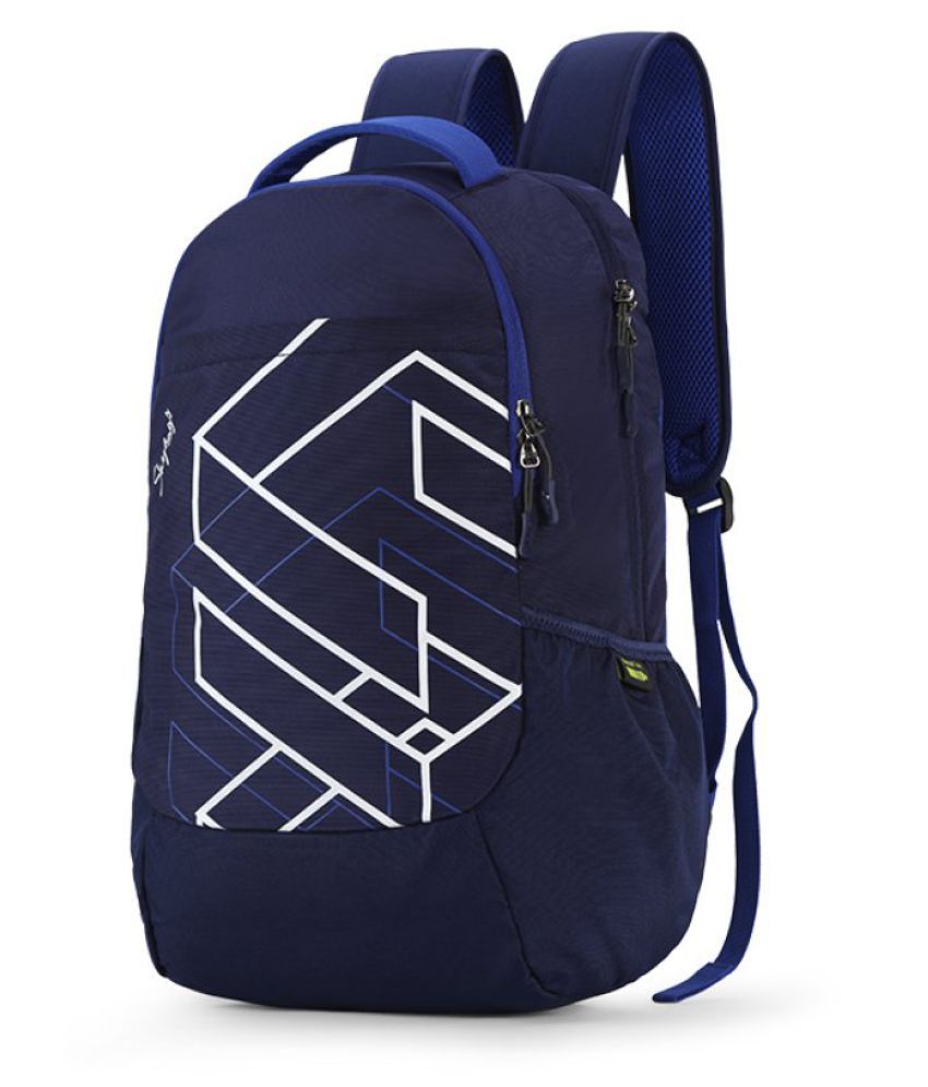 skybags felix 50 ltrs blue laptop backpack