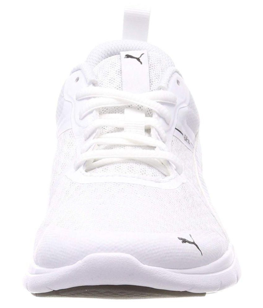 puma black flex essential running shoes