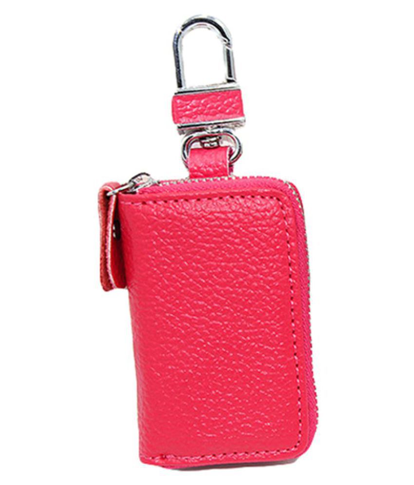 Buy Car Key Wallet Key Holder Organizer Keychain Zipper Key Case Bag ...