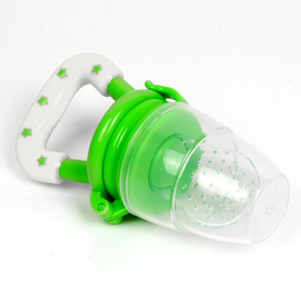 Infant Baby Silicone Grip Fresh Food Baby Feeder Pacifier Teething Toy