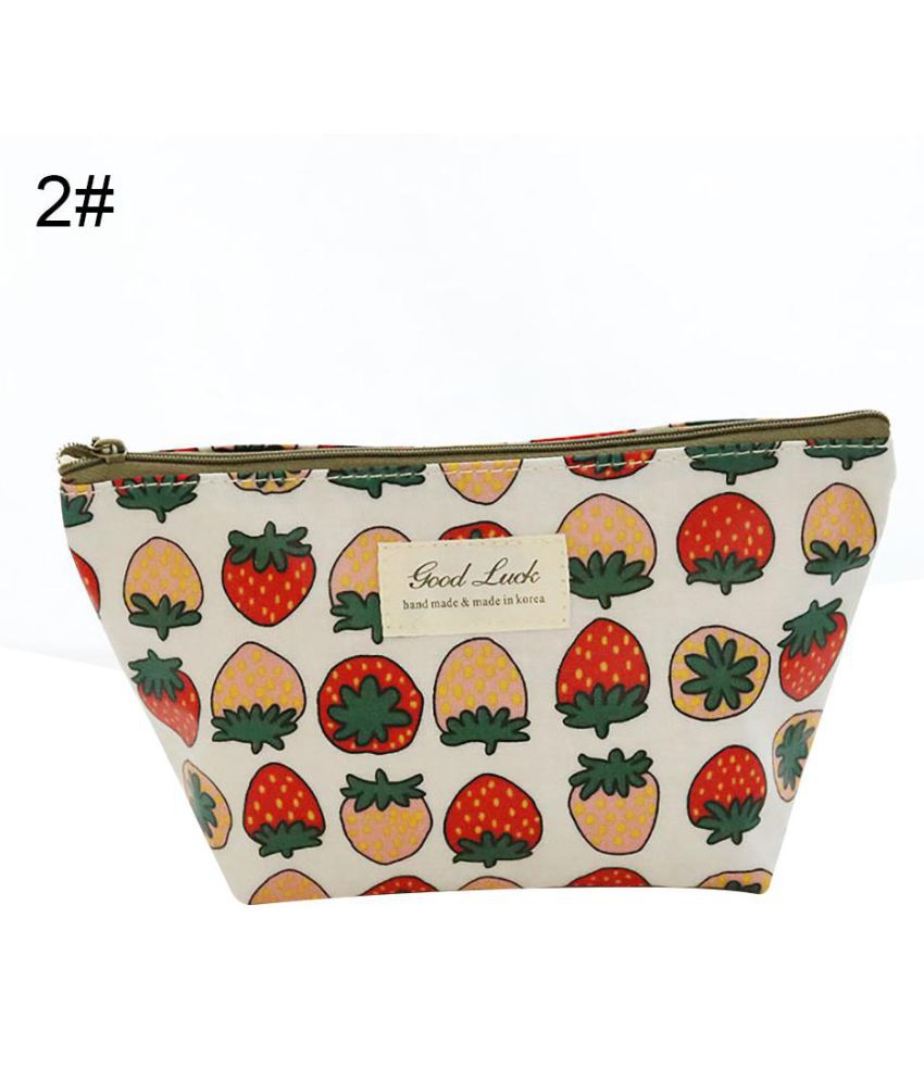 Buy Cartoon Fruit Animals Women Cosmetic Make up Storage Bag Organizer  Zipper Pouch at Best Prices in India - Snapdeal