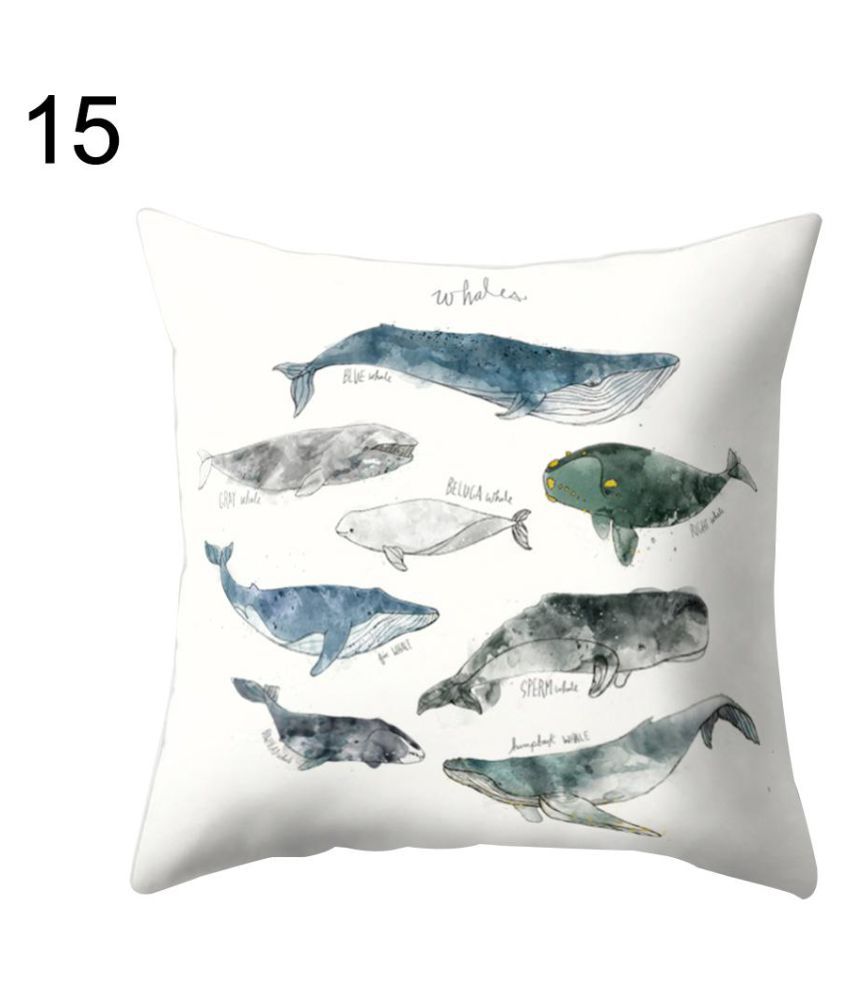 UK/_ Fox Bear 3D Animal Print Throw Pillow Case Home Cushion Cover Home Decor Nov