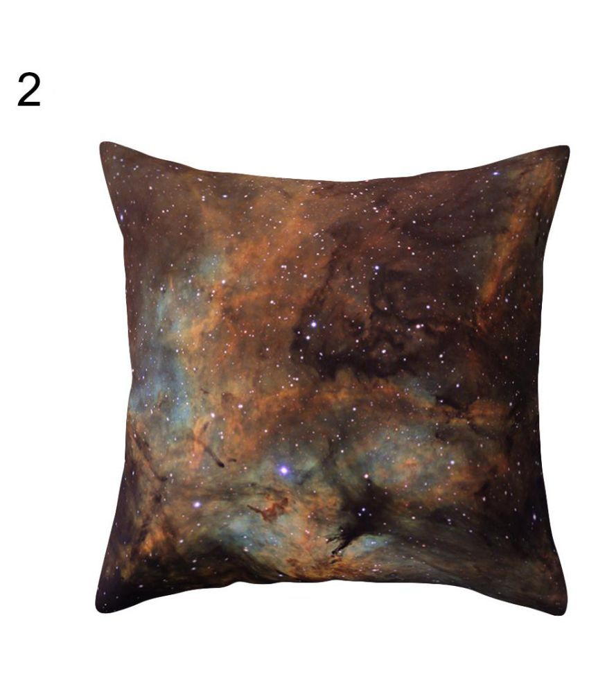 Volcano Planet Starry Sky Throw Pillow Cover Cushion Case Car Home