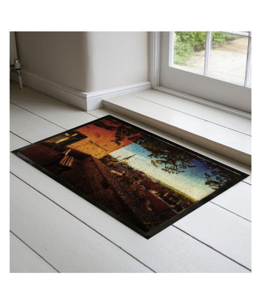     			E-Retailer Brown Single Regular Outdoor Mat