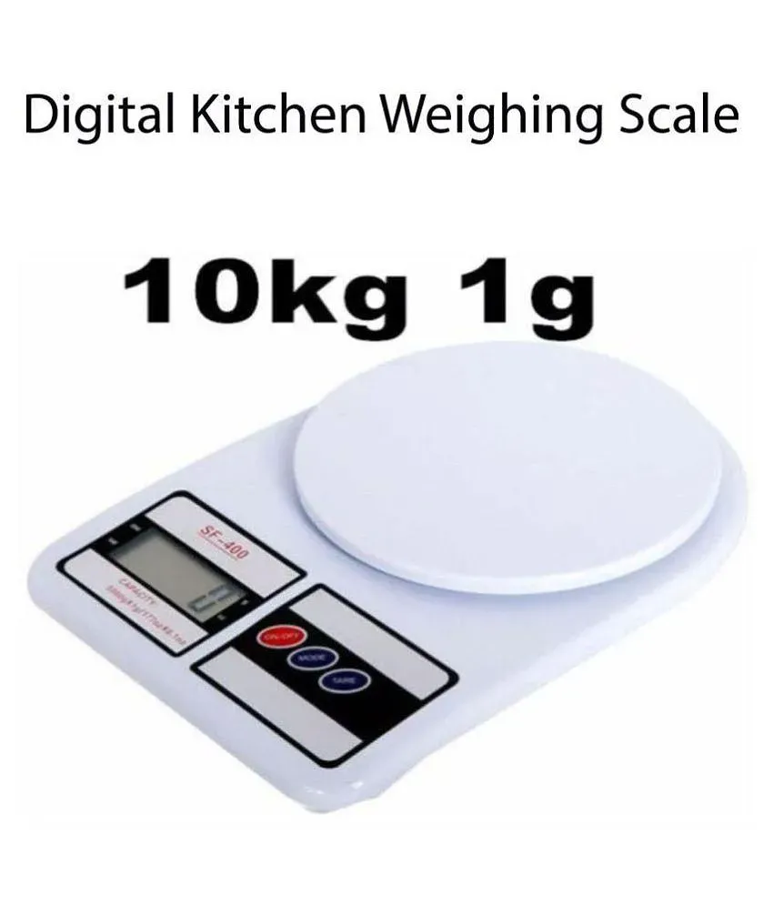 Buy SHOP TRUE CHOICE IS YOURS Digital Weighing Machine for Kitchen SF-400A  Electronic Food Weight Scale Upto 10 KG for Home, Kitchen, Shop