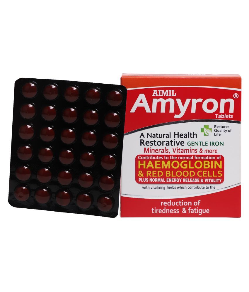 Aimil Amyron to Improve Haemoglobin Level Tablet 30 gm Pack of 3 Buy