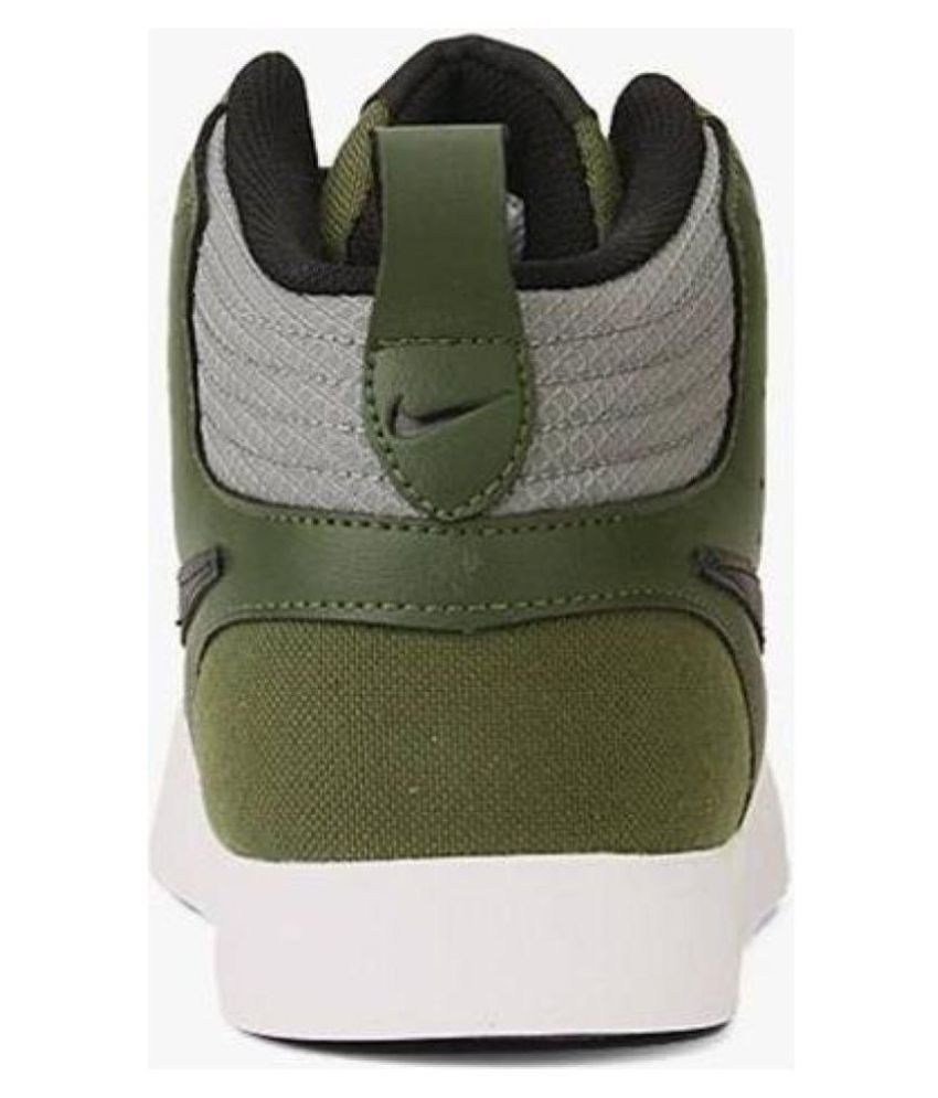 nike all green shoes