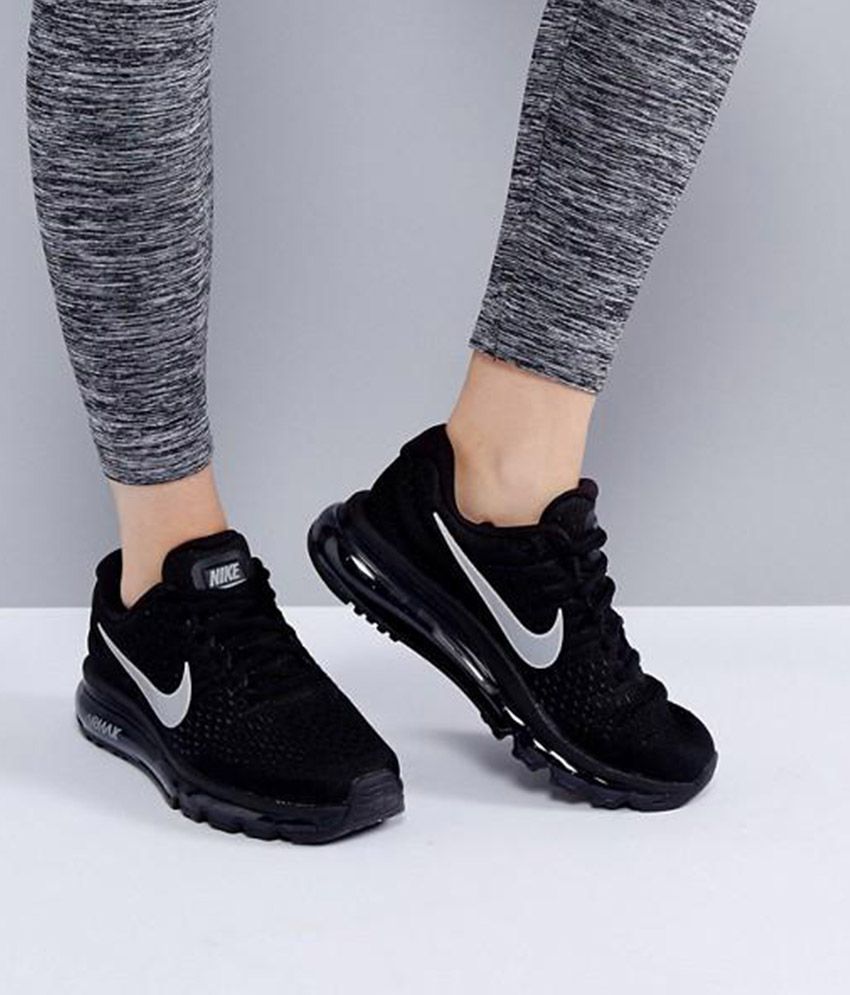 snapdeal nike black shoes