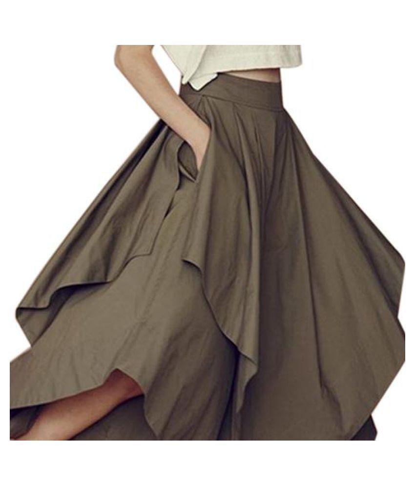 flared skirt pants