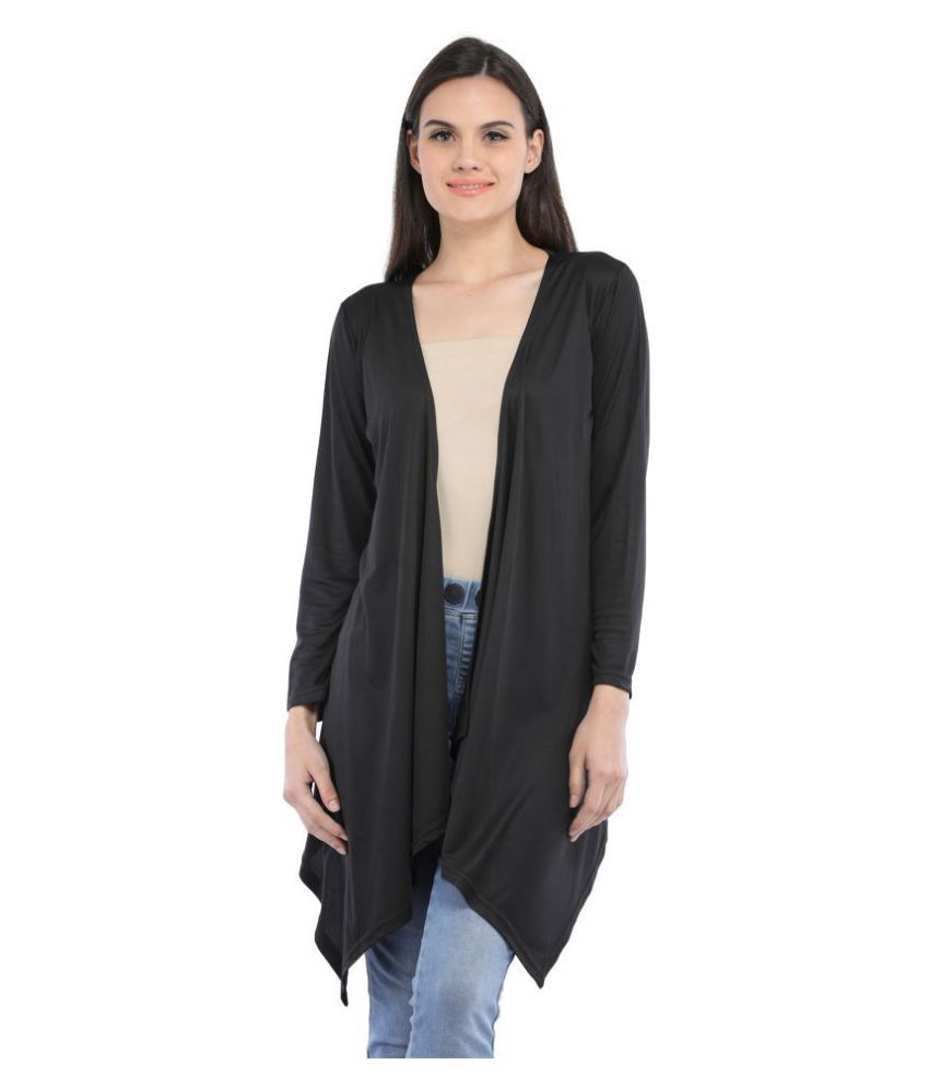 Buy Cottinfab Cotton Shrugs - Black Online at Best Prices in India ...