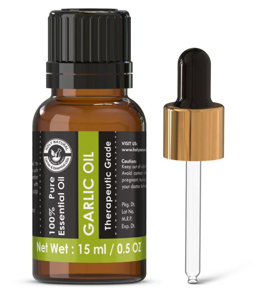     			Holy Natural - Garlic Oil Essential Oil 15 mL (Pack of 1)