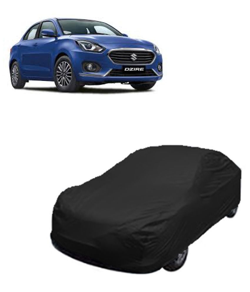 QualityBeast Full Car Body Cover for Maruti Suzuki Swift Dzire (Black