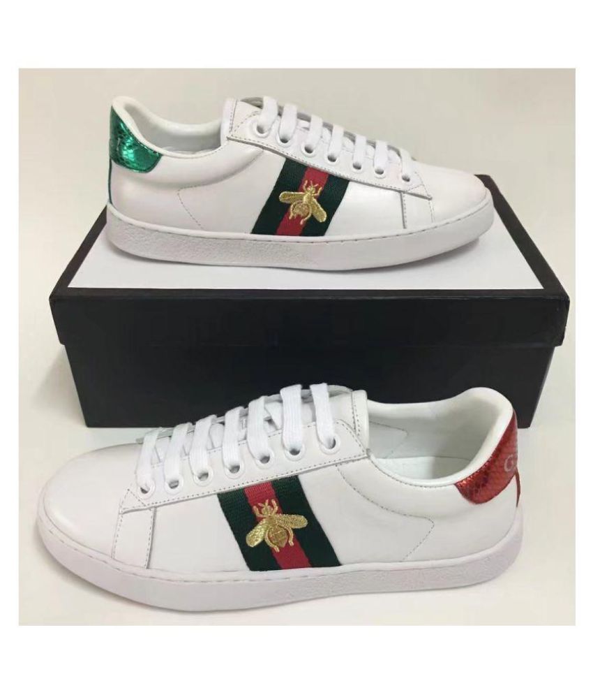 Gucci White Lifestyle Shoes Price in India Buy Gucci