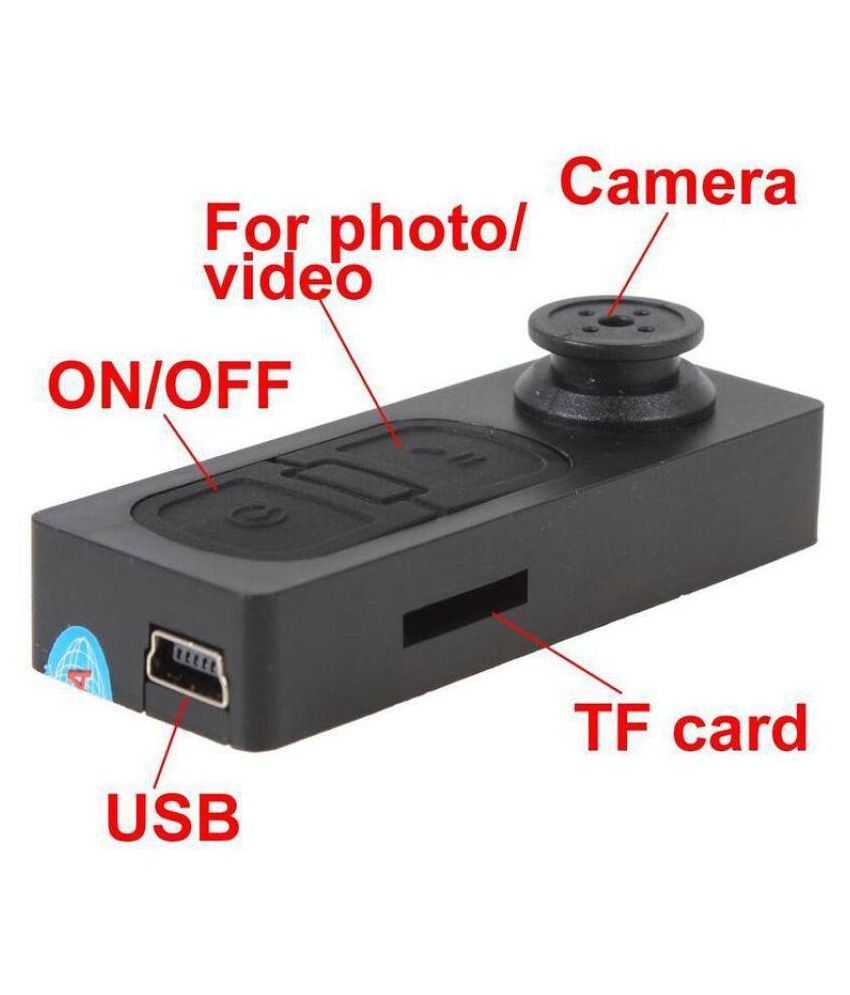 BS SPY BUTTON SHIRT RECORDER HIDDEN CAMERA Button Spy Product Price in