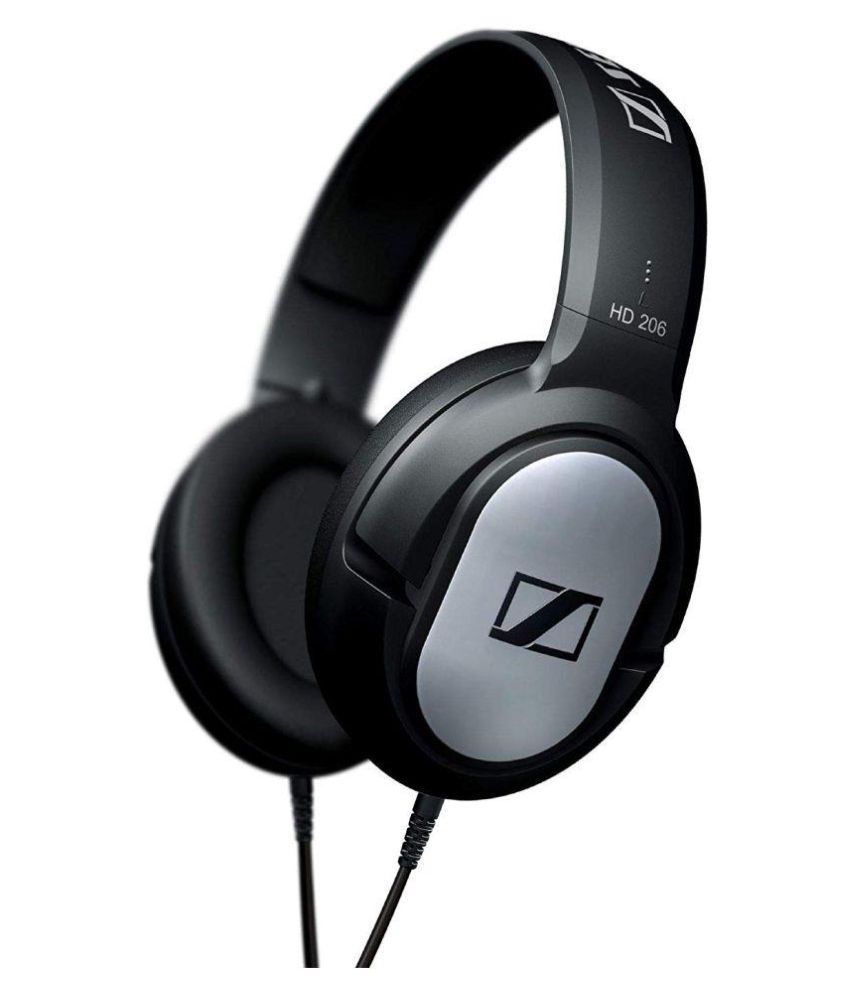 Sennheiser HD 206 On Ear Wired Headphones Without Mic