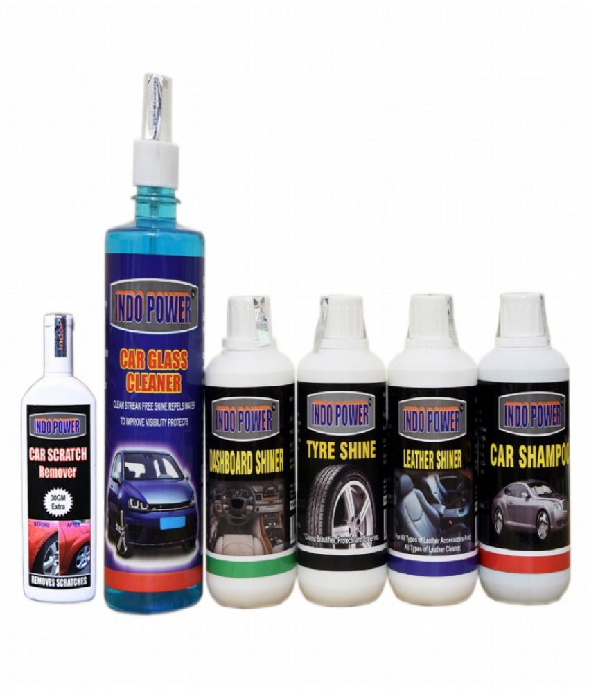 Car Glass Cleaner 500ml Dashboard Shiner 250ml Tyre Shiner