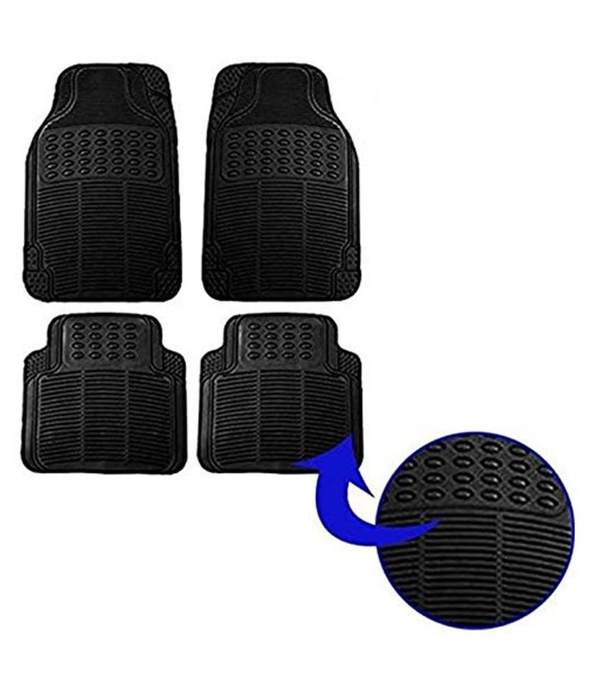 Ek Retail Shop Car Floor Mats (Black) Set of 4 for HondaCityiVTECS