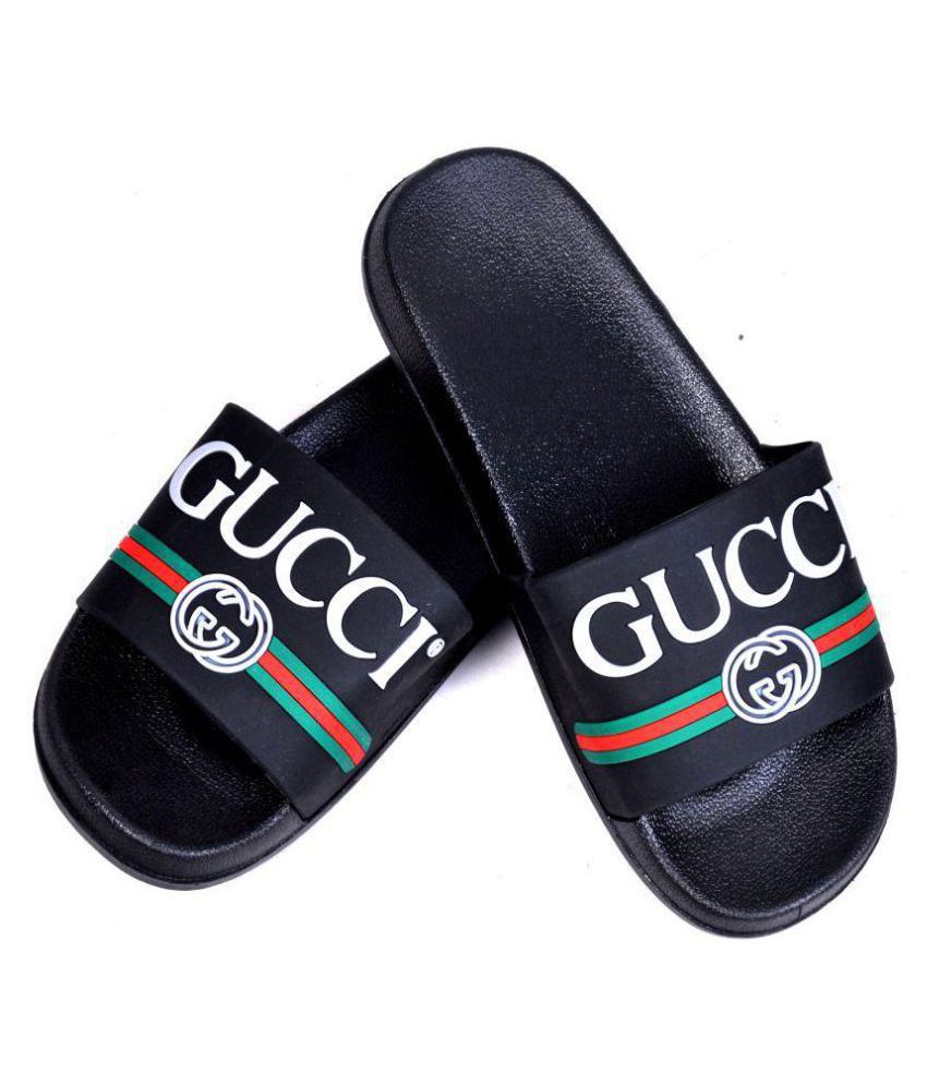 Download Gucci Black Slide Flip flop Price in India- Buy Gucci ...