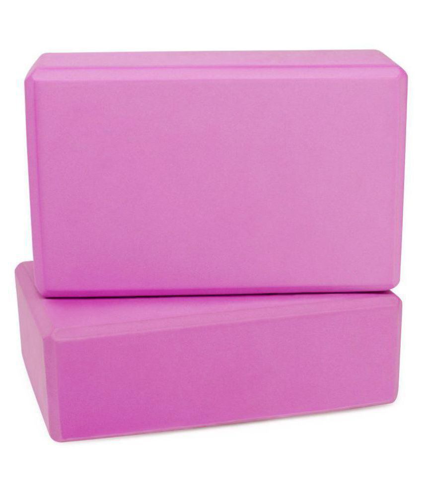 House of Quirk Yoga Brick EVA Foam Block to Support and Deepen Poses, Improve Strength and Aid Balance and Flexibility