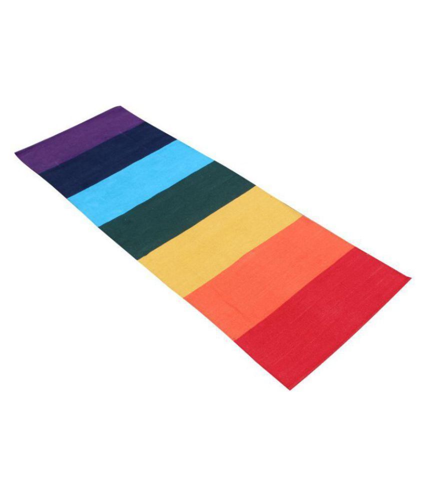 Ryan HandWoven Cotton Yoga Mat multi 3 mm Yoga, Exercise & Gym Mat Buy