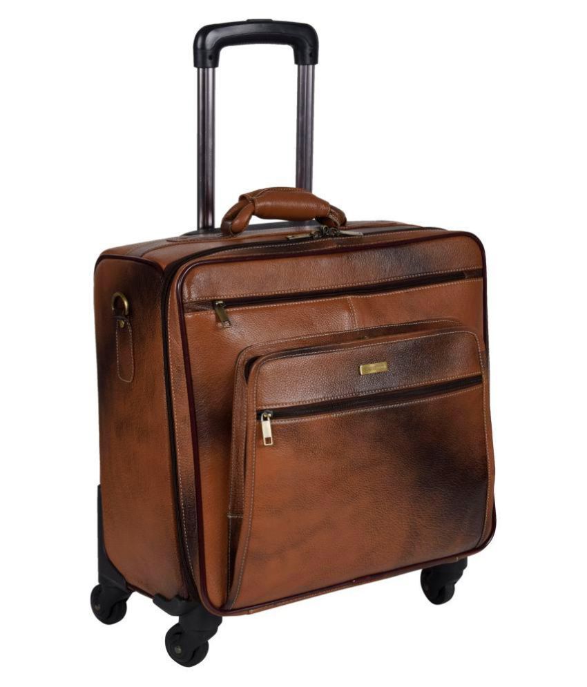 Brand Leather Tan Leather Trolley Backpack - Buy Brand Leather Tan ...