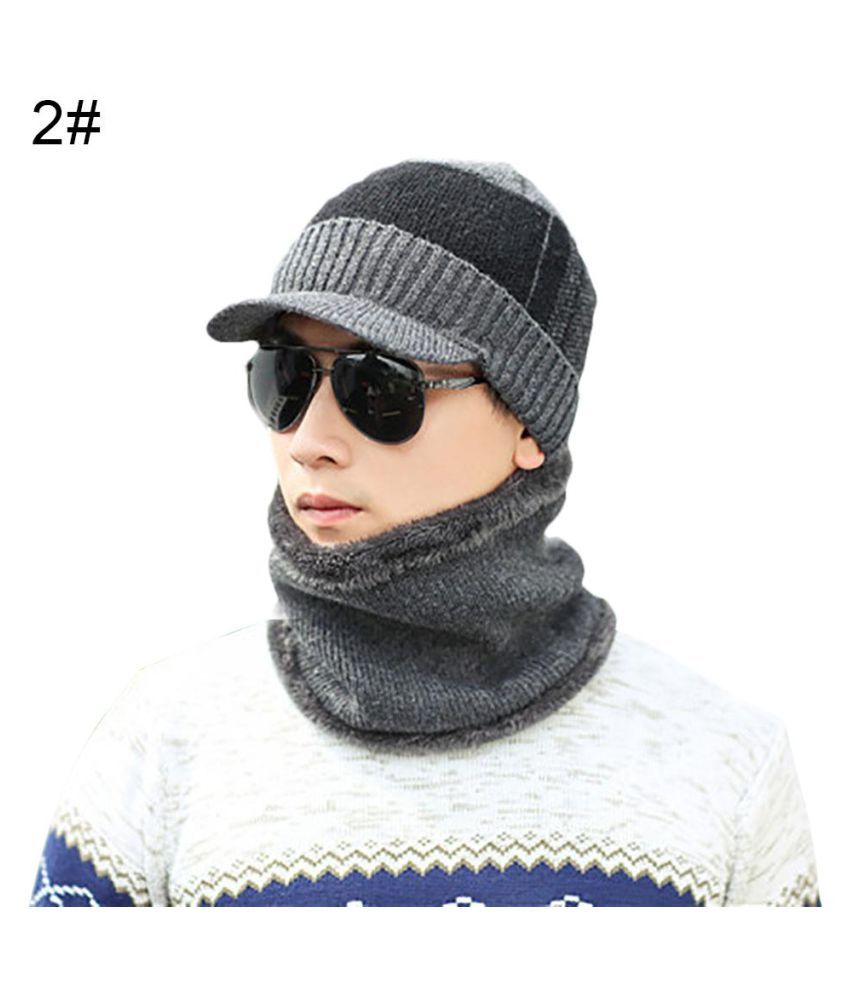 woolen winter cap for men