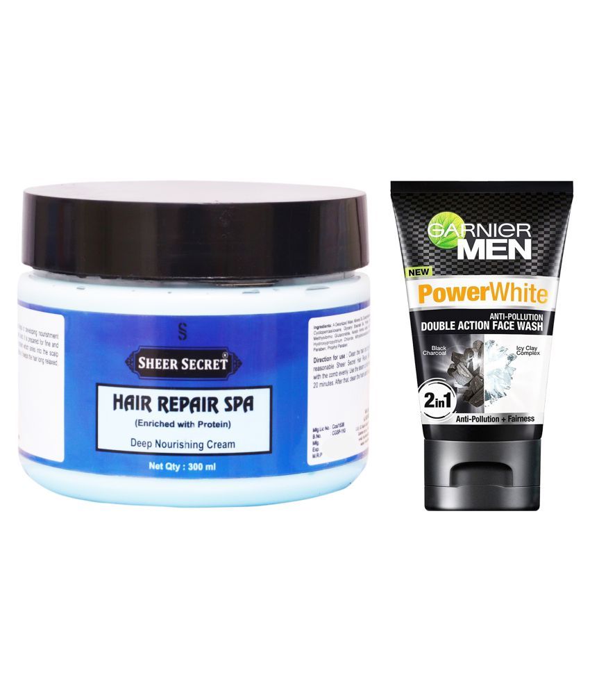 Sheer Secret Garnier Face Wash Hair Mask Cream 400 Ml Buy Sheer