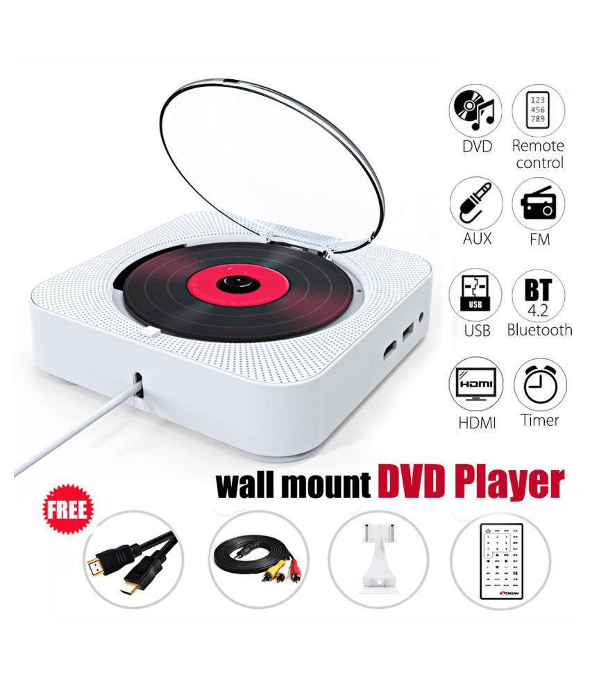 Buy Bluetooth Wall Mount Mountable HDMI DVD Player Speaker ...