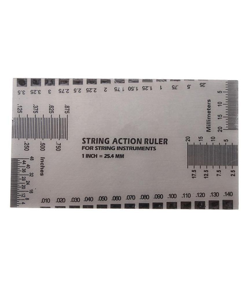 buy electric guitar string action ruler steel fret guide