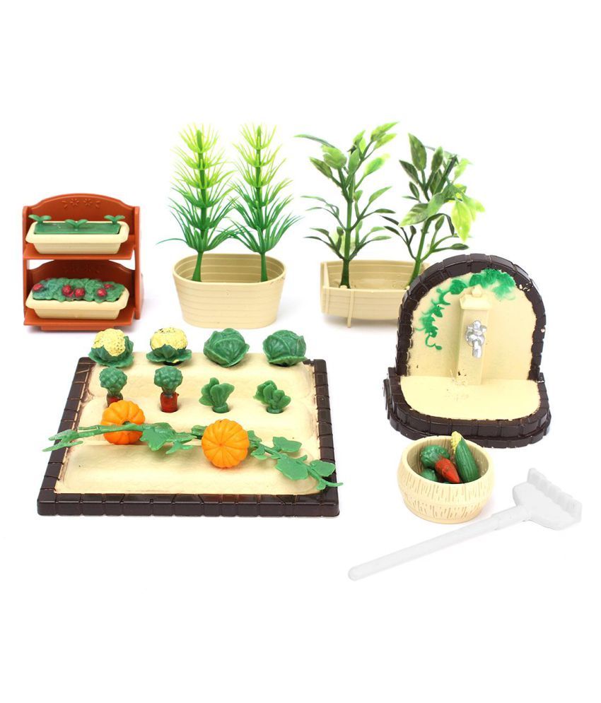 Miniature Gardening Vegetables DollHouse Furniture Outdoor Accessory Play Set US Buy Miniature