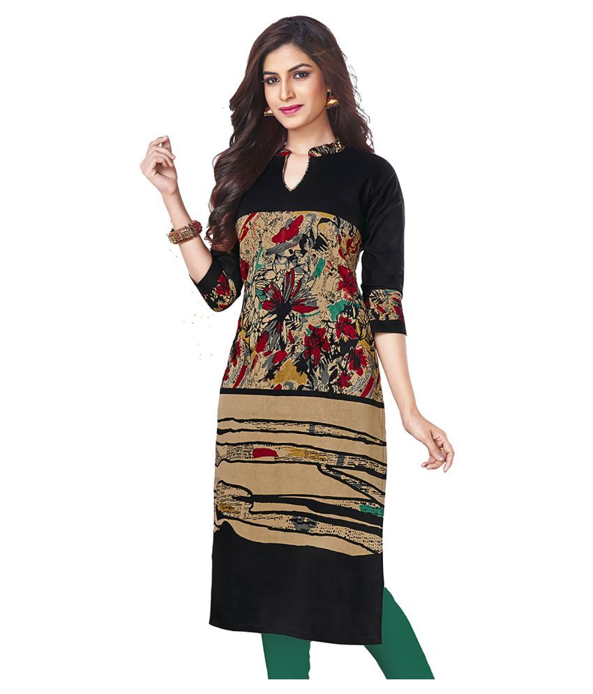     			Jevi Prints Multicoloured Cotton Straight Kurti