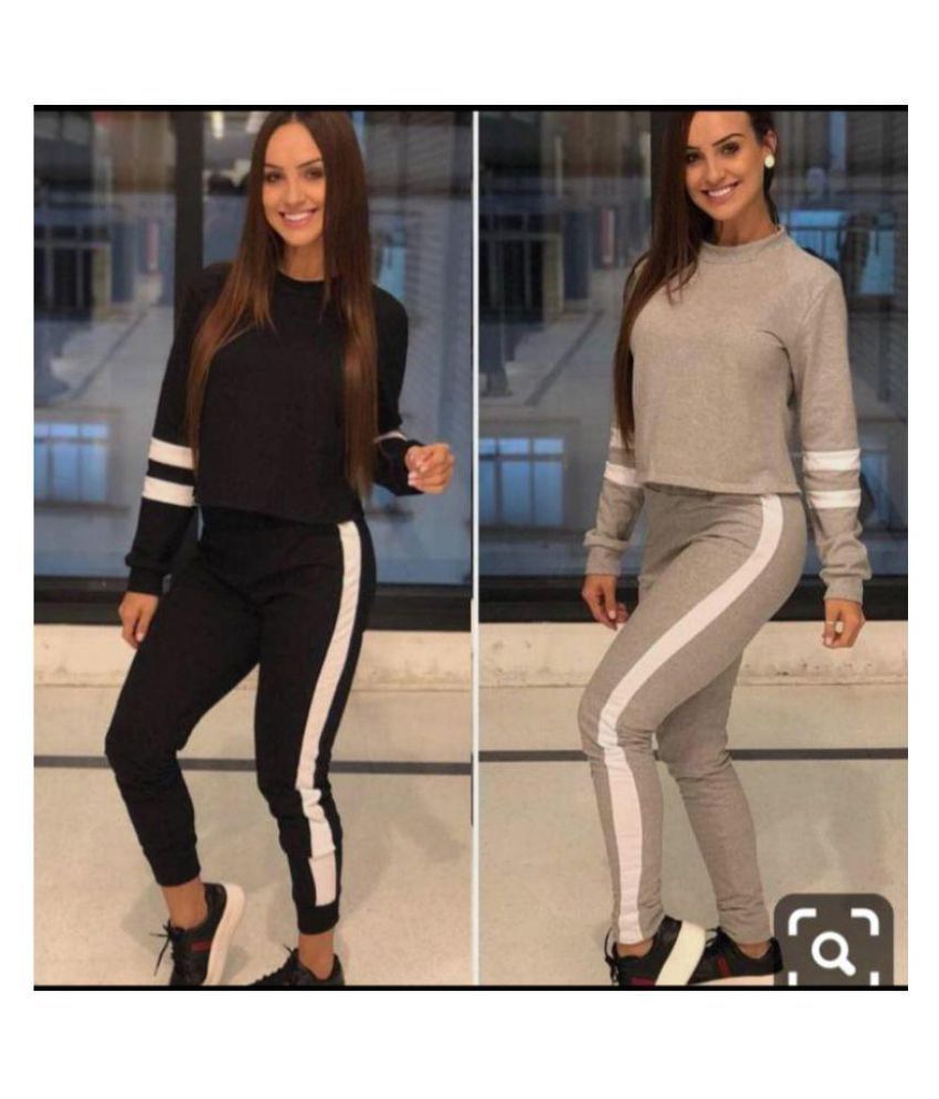 grey cotton tracksuit