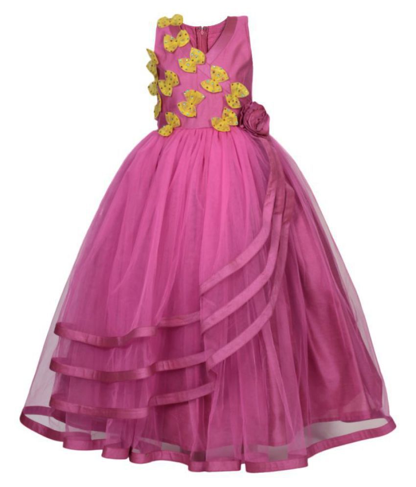 Mannat Fashion Baby- Girl's Kid's Party Wear Birthday Dress Princess ...