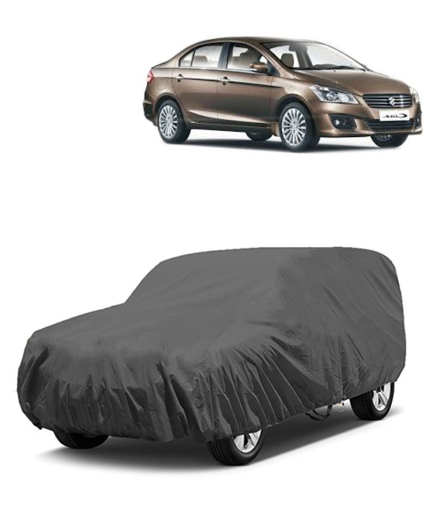 QualityBeast Car Body Cover for Maruti Suzuki Ciaz [20142015] Gray