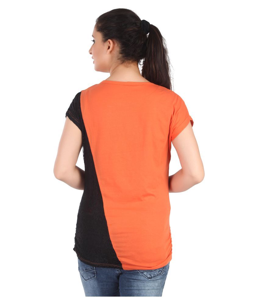 cotton on orange shirt