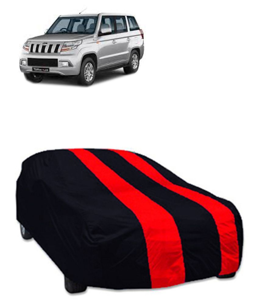 QualityBeast Car Body Cover for Mahindra TUV 300 Plus Red Black Buy