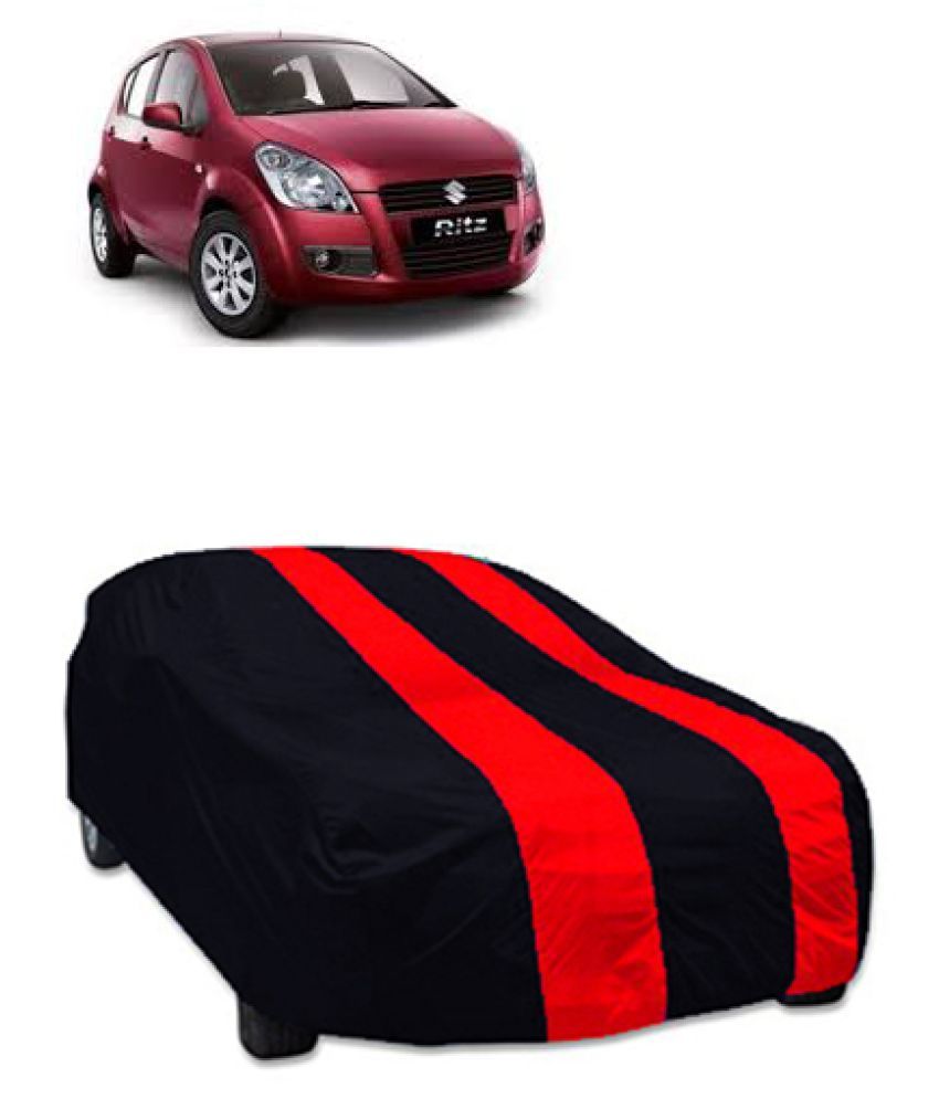 QualityBeast Car Body Cover for Maruti Suzuki Ritz Red Black Buy